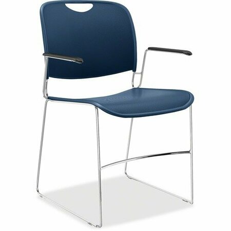 UNITED CHAIR CO Chair, w/Arms, Stack, Polyshell, 22inx22-1/2inx31in, NY, 2PK UNCFE2PCFS04